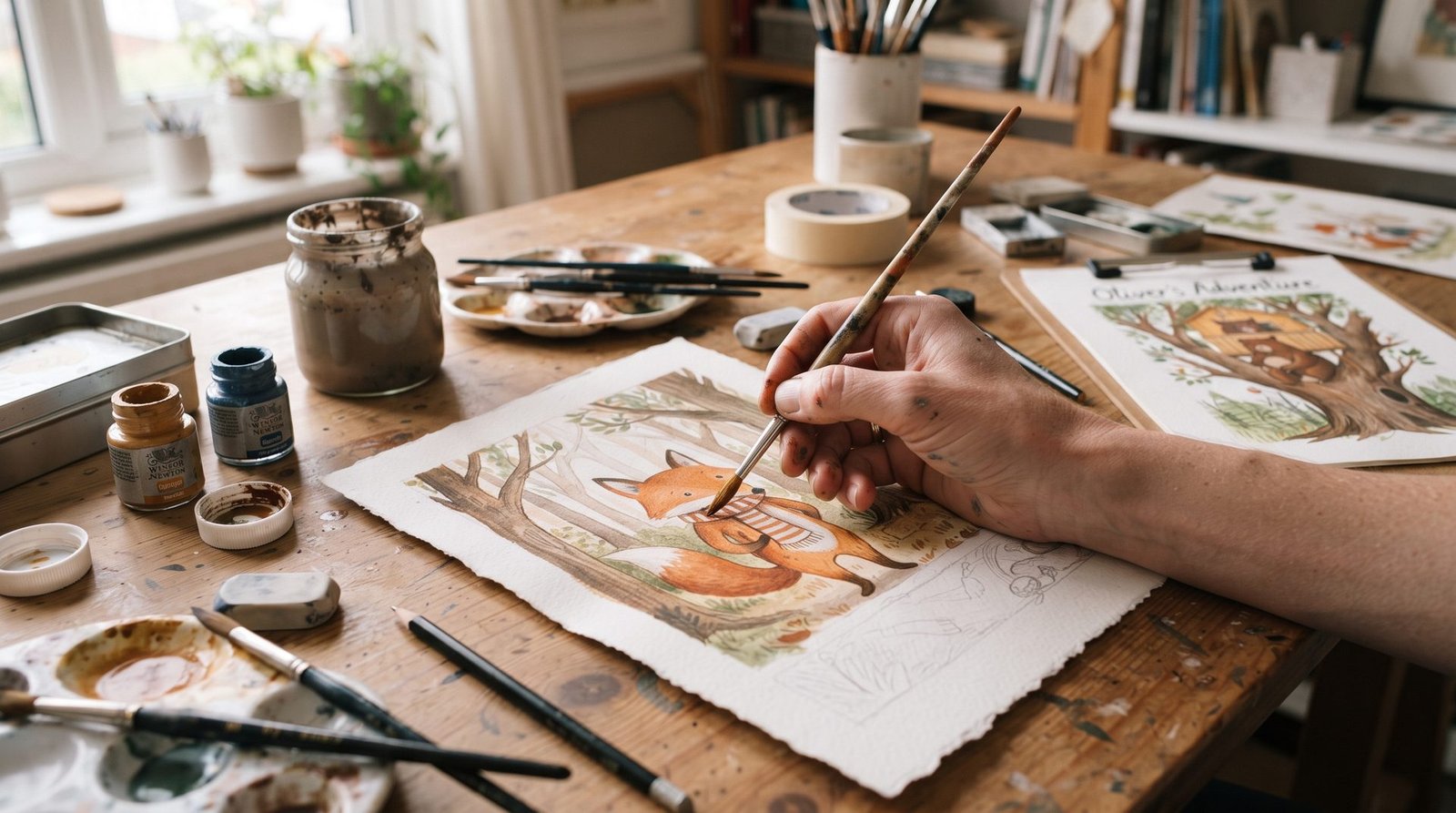 Book illustration portfolio by Atlas Publishers
