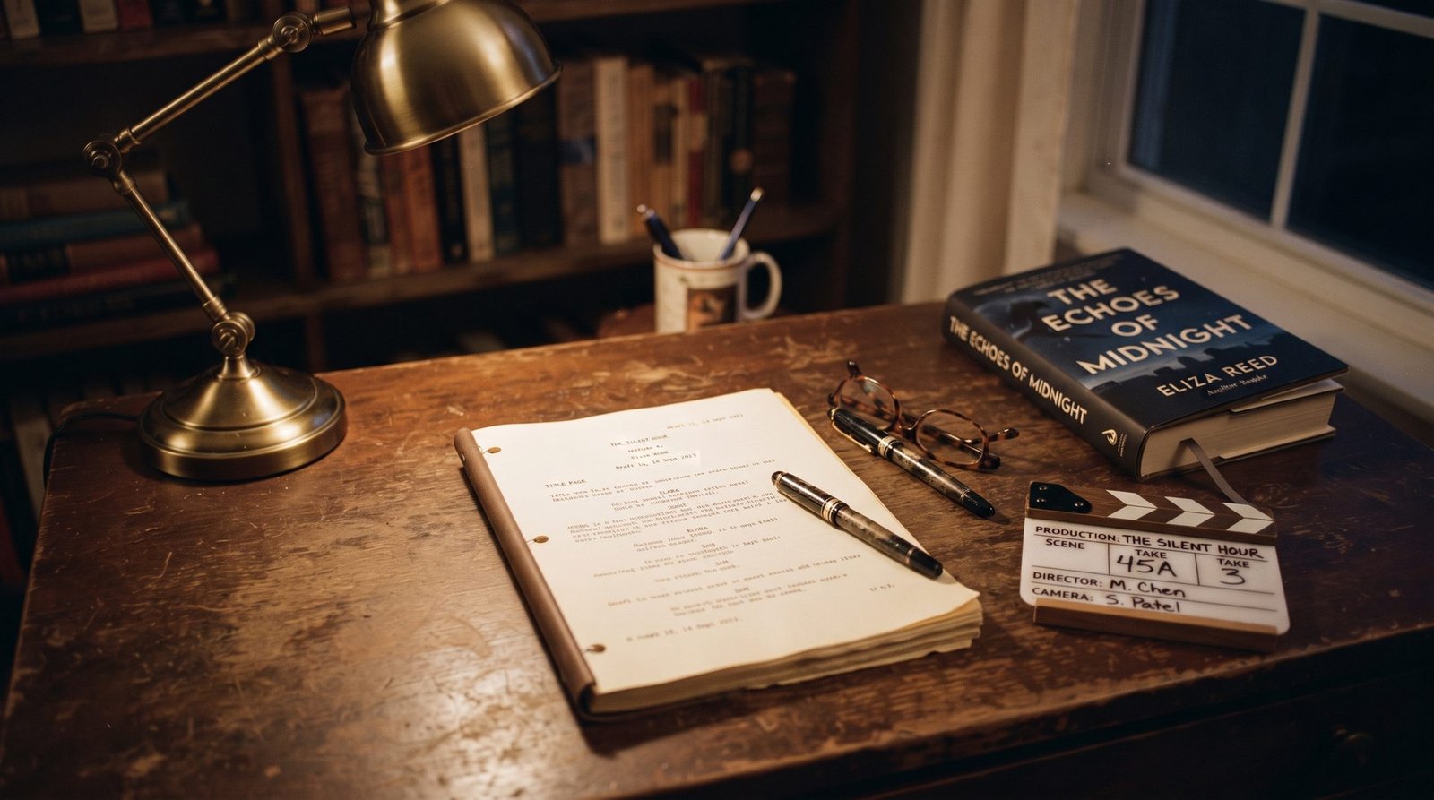 Screenplay to book adaptation service