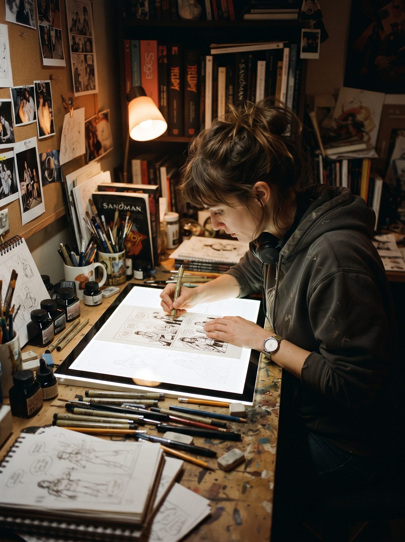 Comic creative feature